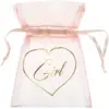 Image de Sachet Girl & Boy Rose - Lot de 6