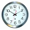 Image de Horloge murale étanche radio-contrôlée - Ø 35,5 cm - inox