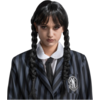 Image de Perruque Mercredi Addams Adulte   Déguisement Halloween