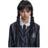 Image de Perruque Mercredi Addams Enfant   Déguisement Halloween