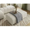 Image de Plaid 157 x 230 cm MOLY gris clair BOBOCHIC