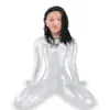 Image de Poupée gonflable assise transparente Elodie