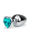 Image de Bijou anal rosebud coeur L - 7 Coloris