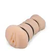Image de Sextoy pour homme 2-en-1 vaginette + 3 anneaux