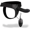 Image de Gode ceinture courbé creux en silicone vibrant