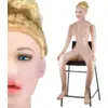 Image de Poupée gonflable assise bouclée blonde Marylin