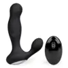 Image de Vibromasseur anal Stimulateur prostate télécommandé noir 10 modes - Noir