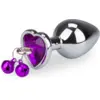Image de Bijoux anal rosebud grelots coeur