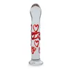 Image de Gode godemichet en verre Heart Bubble