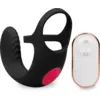 Image de Masseur de zone intime masculine double anneau vibrant Shape