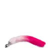 Image de Plug queue de renard fourrure vegan rose et fuchsia