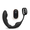 Image de Vibromasseur anal Stimulateur de prostate vibrant et anneau Hedonism - Noir