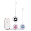 Image de Boules de geisha simple et double Maryana oeuf vibrant sans fil pour femme et couple - Blanc