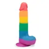 Image de Gode godemichet ventouse réaliste 19,0cm Pride