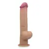 Image de Gode godemichet ventouse silicone double couche à poignée 33,0cm