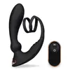 Image de Vibromasseur anal Stimulateur prostatique avec anneau Hutter - Noir