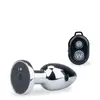Image de Plug anal métal rosebud vibrant télécommandé Orion