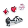 Image de Plug anal pénis avec 4 bijoux interchangeables Cards