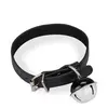 Image de Collier en similicuir avec gros grelot