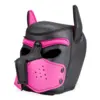 Image de Cagoule de chien en néoprène museau coloré Puppy Play Kinky