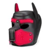 Image de Cagoule de chien en néoprène museau coloré Puppy Play Kinky