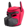 Image de Cagoule de chien en néoprène tête colorée Puppy Play Kinky
