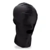 Image de Cagoule BDSM occultante avec ouverture buccale