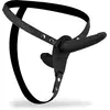 Image de Gode ceinture double en silicone et similicuir Dool