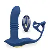 Image de Vibromasseur anal Stimulateur de prostate vibrant et va-et-vient Chicago - Bleu foncé