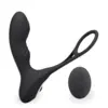 Image de Vibromasseur anal Stimulateur de prostate vibrant avec anneau Hero - Noir