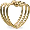 Image de Anneau ring en métal coeur Loving
