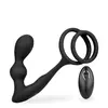 Image de Vibromasseur anal Stimulateur prostatique vibrant avec double anneau Gia - Noir