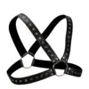 Image de Harnais de poitrine BDSM à rivets pour homme
