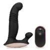 Image de Vibromasseur anal Stimulateur de prostate va-et-vient, vibrant et chauffant Click - Noir
