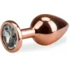 Image de Bijou anal rosebud rose gold M 88g - 6 coloris