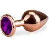Image de Bijou anal rosebud rose gold M 88g - 6 coloris
