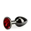 Image de Bijou anal rosebud gun metal taille S 50g