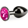 Image de Bijou anal rosebud gun metal taille S 50g