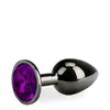 Image de Bijou anal rosebud gun metal taille S 50g
