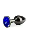 Image de Bijou anal rosebud gun metal taille S 50g