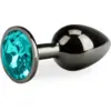 Image de Bijou anal rosebud gun metal taille S 50g