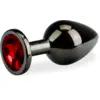 Image de Bijou anal rosebud gun metal M 88g - 6 coloris