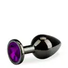 Image de Bijou anal rosebud gun metal M 88g - 6 coloris