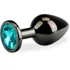 Image de Bijou anal rosebud gun metal M 88g - 6 coloris
