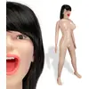 Image de Poupée gonflable haute qualité brune yeux verts Ornella