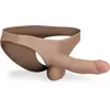 Image de Gode ceinture creux seconde peau pénis XXL réaliste Jude