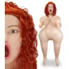 Image de Poupée gonflable curvy rousse tête 3D Nikita