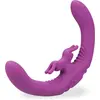 Image de Double vibromasseur rabbit en silicone Twinia