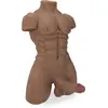 Image de Buste homme avec pénis masturbateur articulé et anus Louis 11,8kg