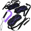 Image de Kit BDSM masque, menottes et martinet en silicone Obey Me